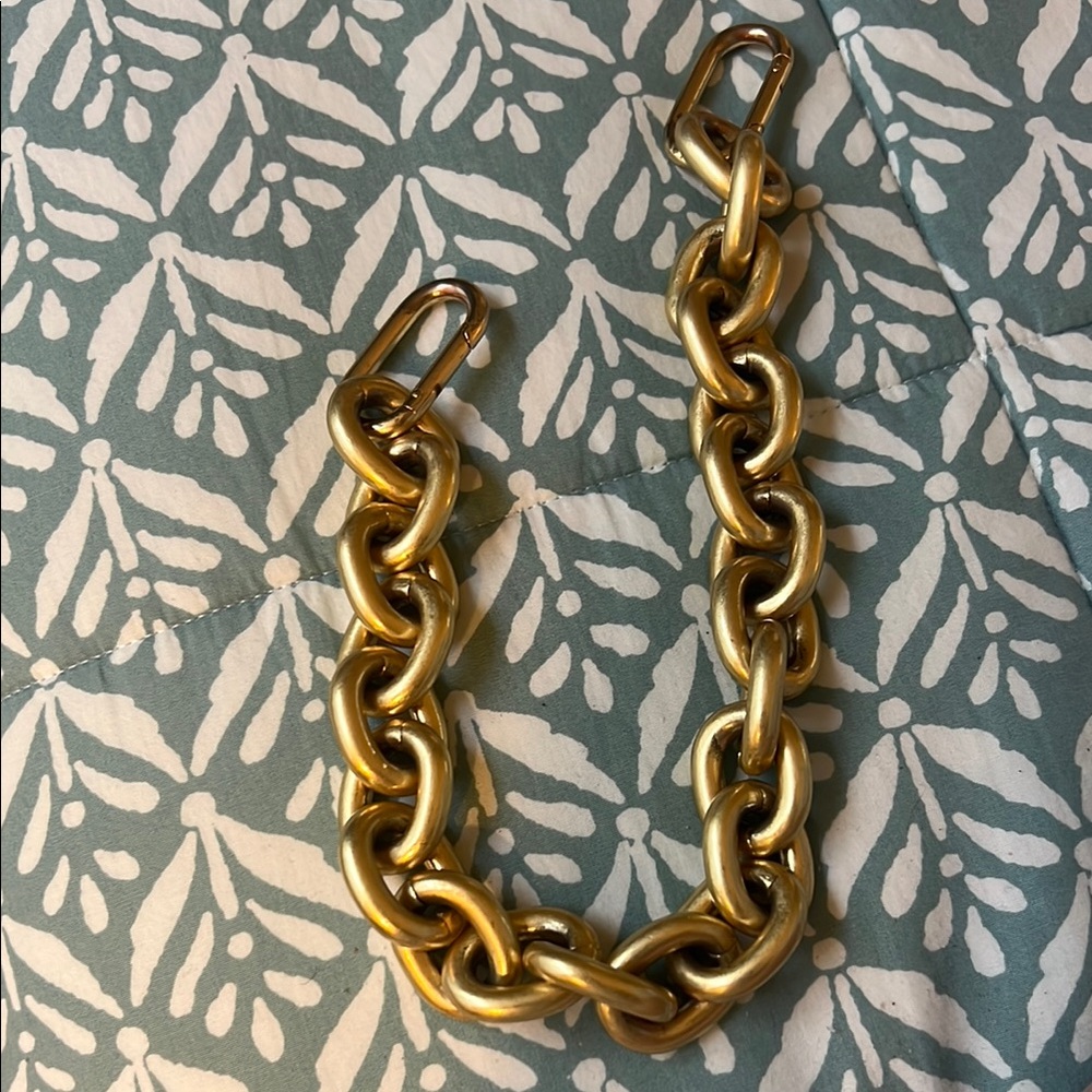 Clare V Gold shortie strap